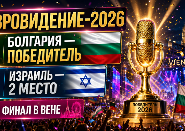 Евровидение-2026: Болгария победила, Израиль занял второе место