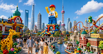 В Шанхае открылся крупнейший Legoland в мире