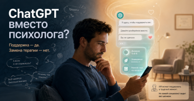 ChatGPT вместо психолога: Men’s Health проверил ИИ как терапевта