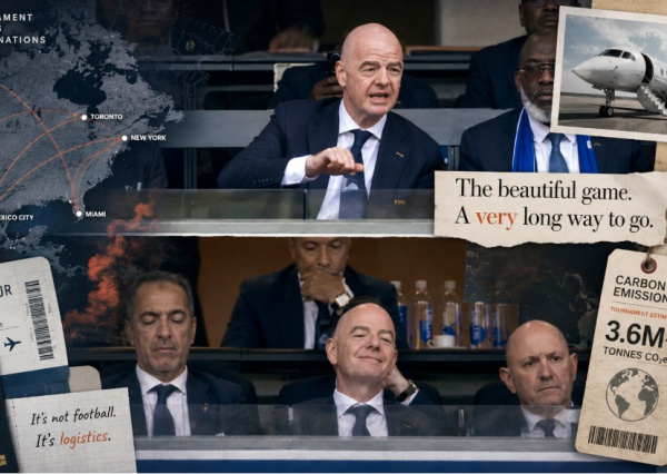 Как президент FIFA успевает везде: Инфантино заметили на двух матчах ЧМ одновременно