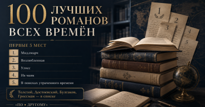 The Guardian назвала 100 лучших романов всех времён: Толстой, Достоевский, Булгаков и Гроссман в списке