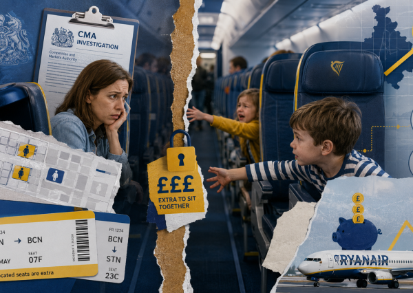 Британия проверит Ryanair из-за платы за места рядом с детьми