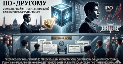 OpenAI хочет отдать 5% государству США. Это выглядит как откуп перед большой политикой