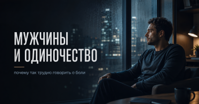 Мужское одиночество: почему мужчины молчат о боли