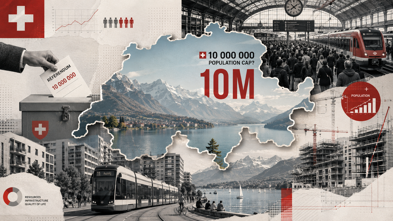 Швейцария голосует за потолок населения в 10 миллионов
