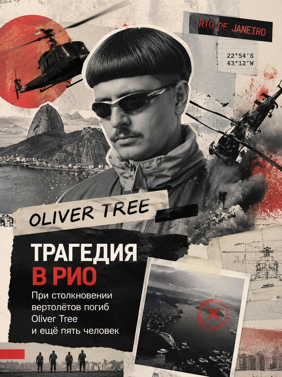 Oliver Tree погиб при столкновении вертолётов в Рио